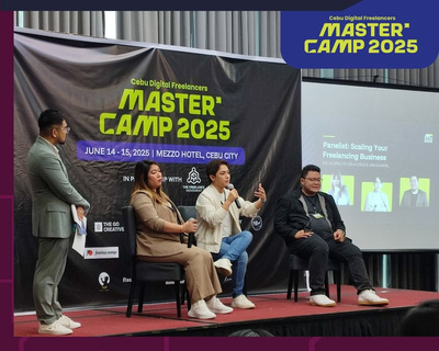 Dave Visaya on a panel at CDF Master Camp 2025